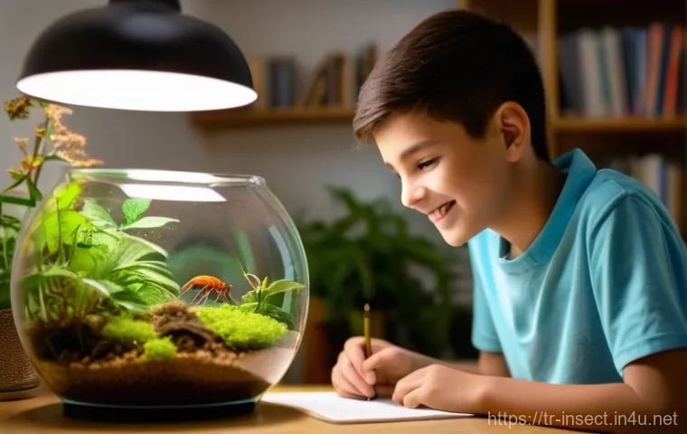 곤충 사육 가이드북 추천 - Prompt 1: Curious Beginner's First Encounter**