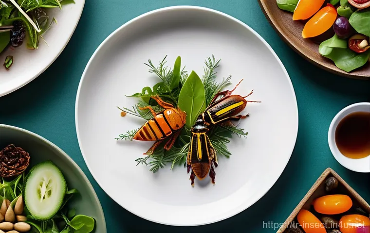 곤충 관련 학술 대회 정보 - **Prompt:** A macro photograph of a vivid red ladybug with distinct black spots, diligently patrolli...